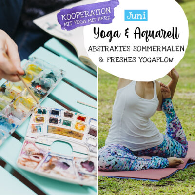 Yoga & Aquarell Outdoor-Edition